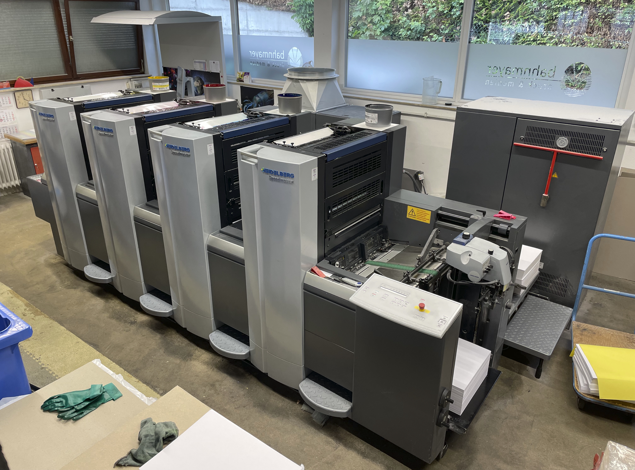 Offsetdruckmaschine bei Bahnmayer Druck & Medien