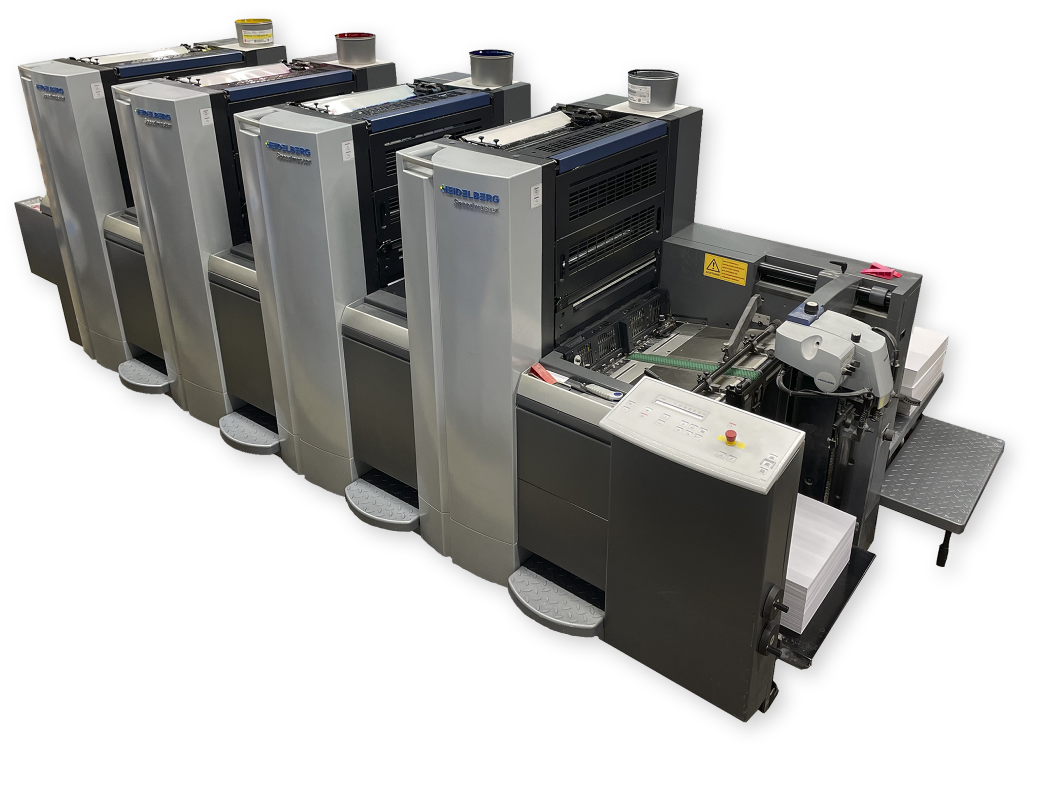 Druckmaschine bei Bahnmayer Druck & Medien